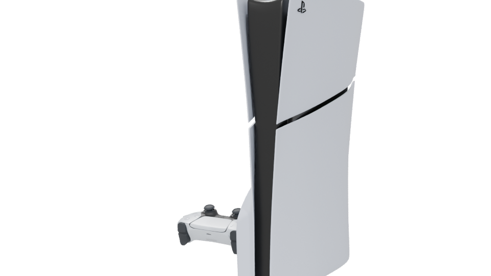 Next-Gen Gaming Console Model - Professional 3D Model Render 6