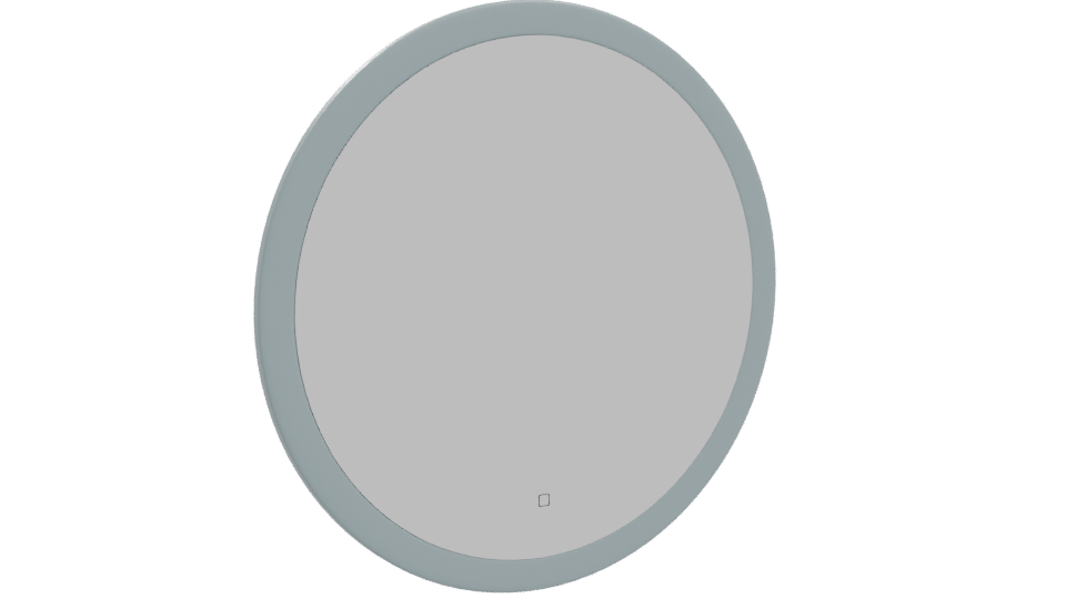 Contemporary Circular Mirror 3D - Professional 3D Model Render 10