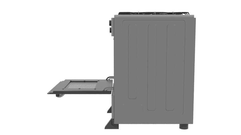 Stylish Kitchen Range Cooker 3D - Professional 3D Model Render 2