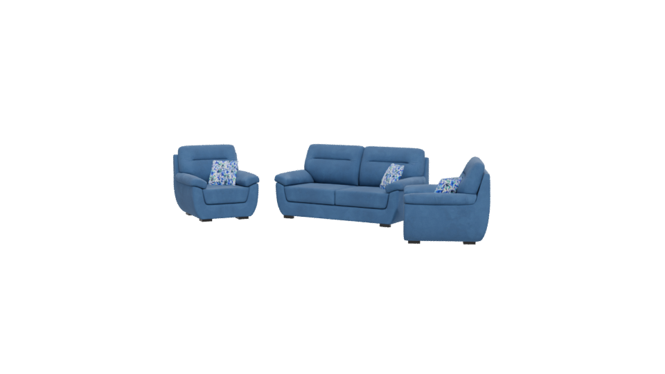 Comfortable Modular Sofa Set 3D - Professional 3D Model Render 12