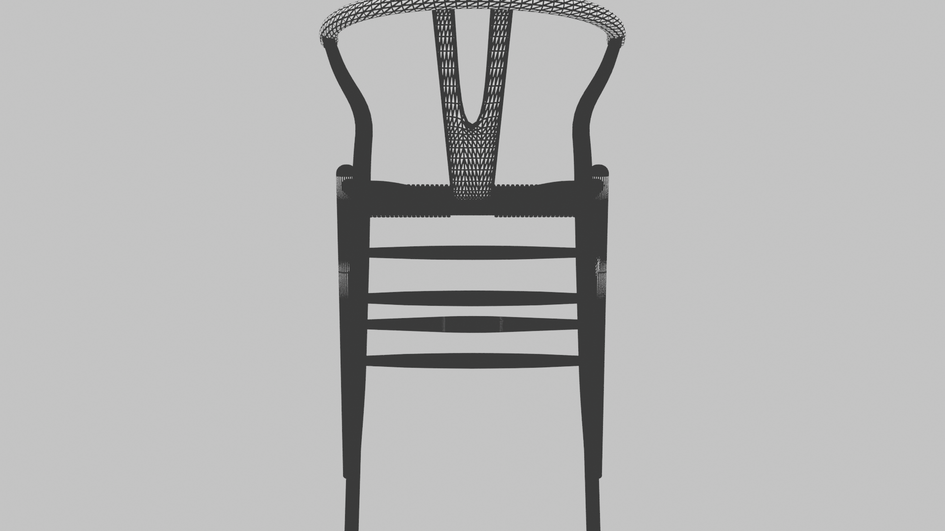 Stylish Wooden Barstool Model - Professional 3D Model Render 14