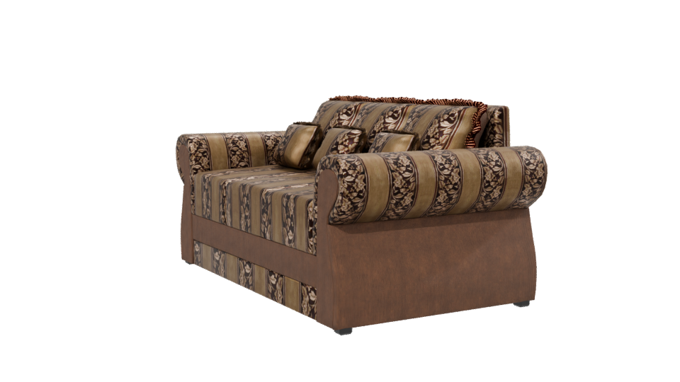 Stylish Vintage Sofa Model 3D - Professional 3D Model Render 13