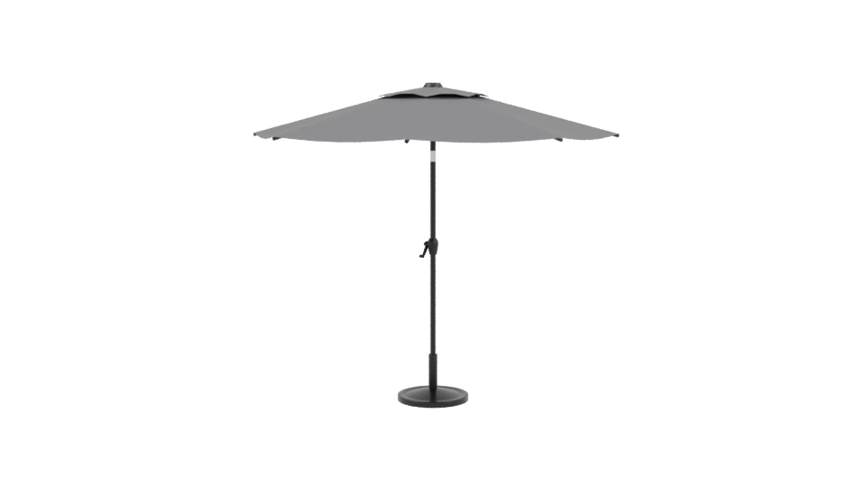 Stylish Outdoor Patio Umbrella 3D - Professional 3D Model Render 3