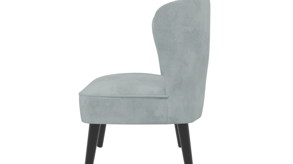 Elegant Modern Accent Chair 3D - Professional 3D Model Render 2