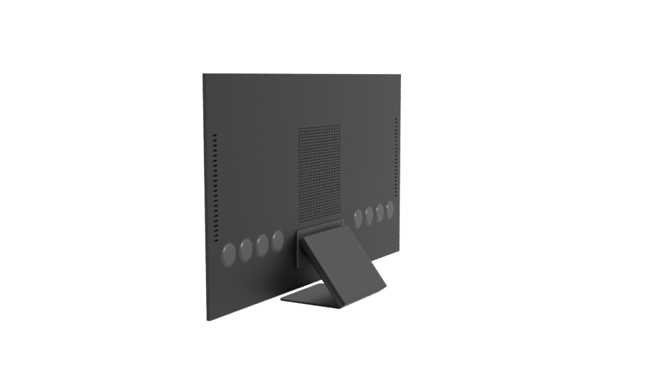 Sleek Flat Screen TV Model - Professional 3D Model Render 3