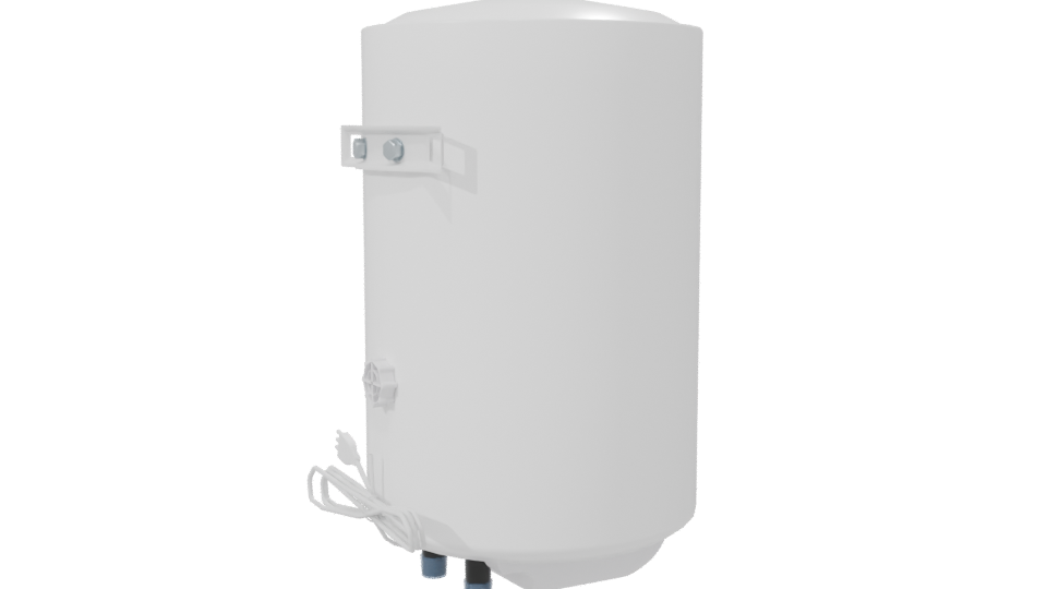 Stylish Electric Water Heater 3D - Professional 3D Model Render 7