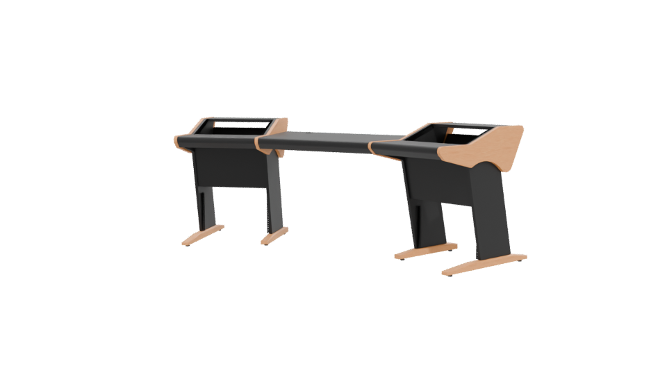 Modern Office Desk 3D Model - Professional 3D Model Render 12