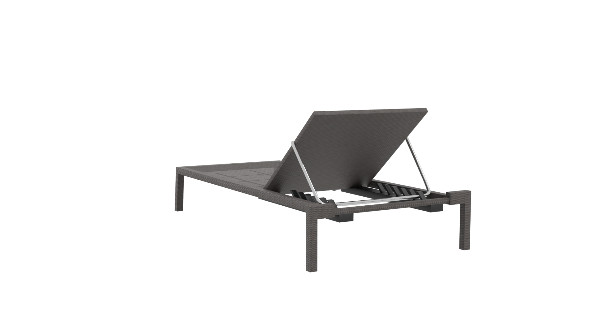 Stylish Outdoor Lounge Chair 3D - Professional 3D Model Render 4