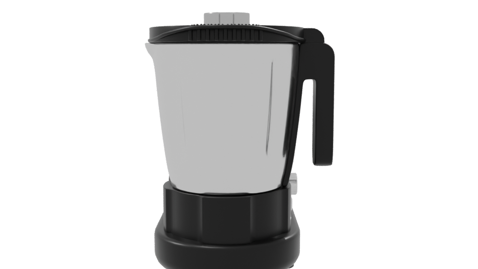 MagChef Black Kitchen Robot 3D - Professional 3D Model Render 8