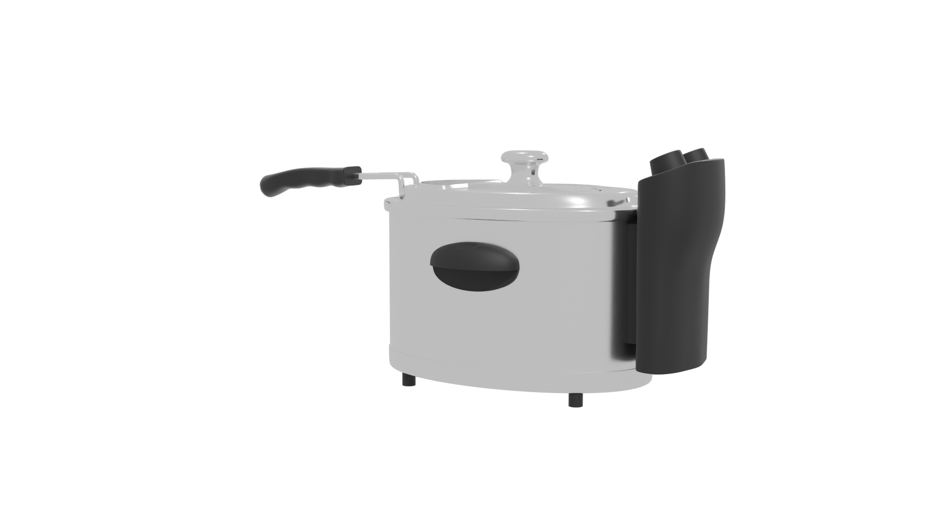 Stylish Electric Cooking Pot Model - Professional 3D Model Render 12