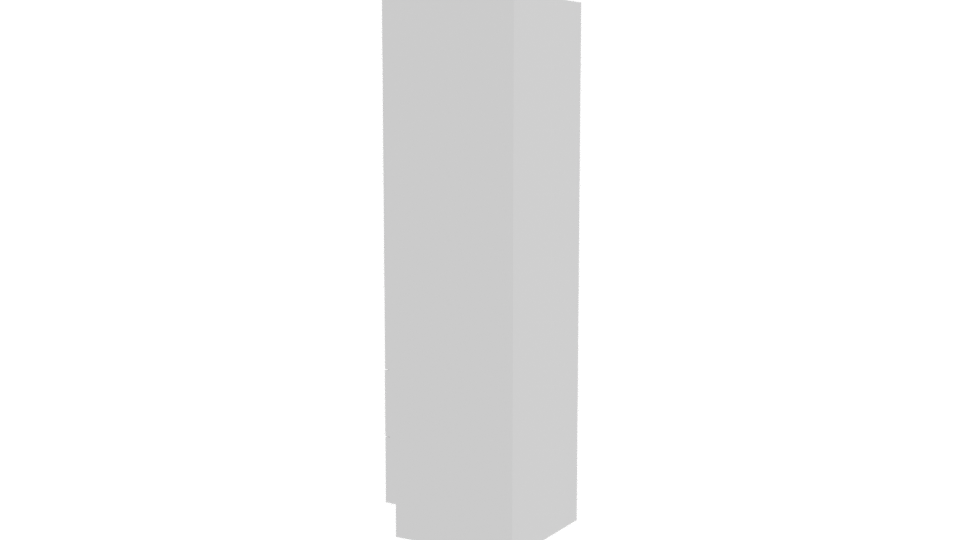 Minimalist Wooden Wardrobe 3D Model - Professional 3D Model Render 3