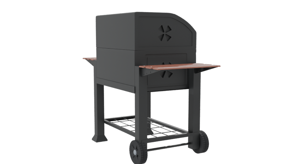 Outdoor Grill Barbecue 3D Model - Professional 3D Model Render 7