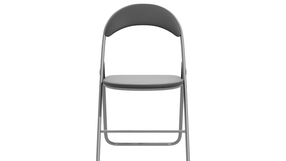 Minimalist Folding Chair 3D Model - Professional 3D Model Render 11