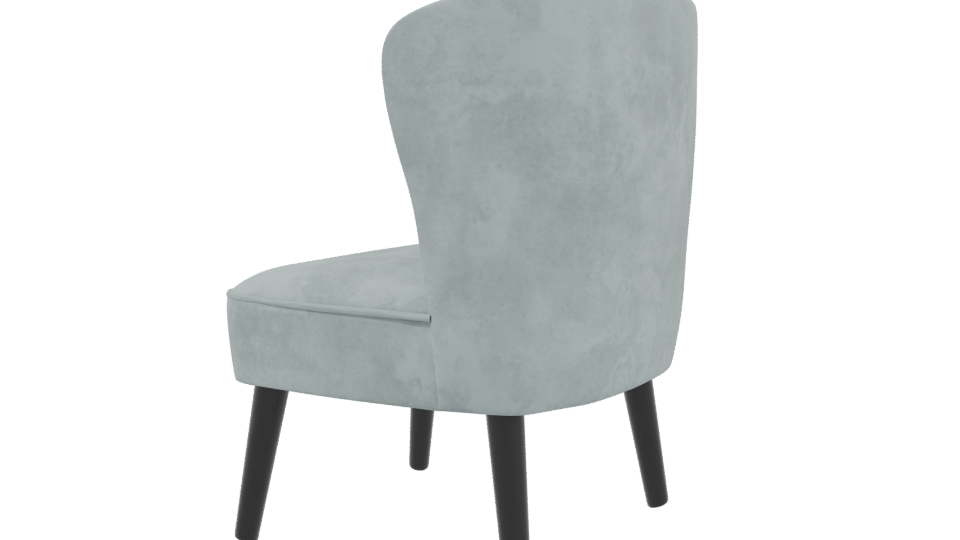 Elegant Modern Accent Chair 3D - Professional 3D Model Render 3