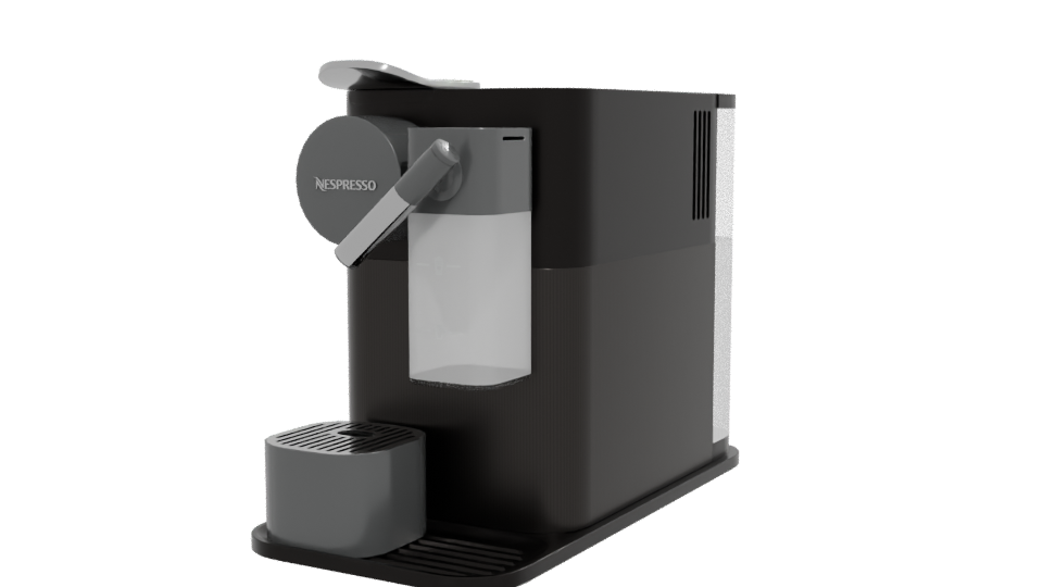 Stylish Espresso Coffee Maker 3D - Professional 3D Model Render 12