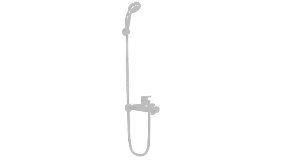 Stylish Shower Mixer 3D Model - Professional 3D Model Render 6
