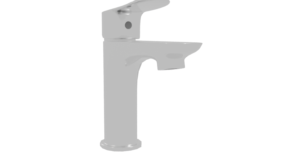 Polished Metallic Kitchen Sink Model - Professional 3D Model Render 10