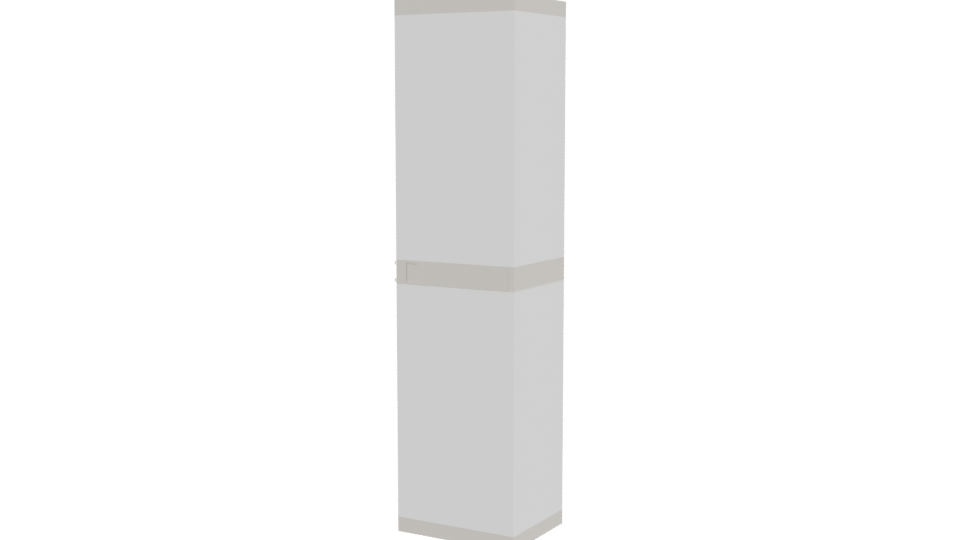 Sleek Modern Storage Cabinet 3D - Professional 3D Model Render 3