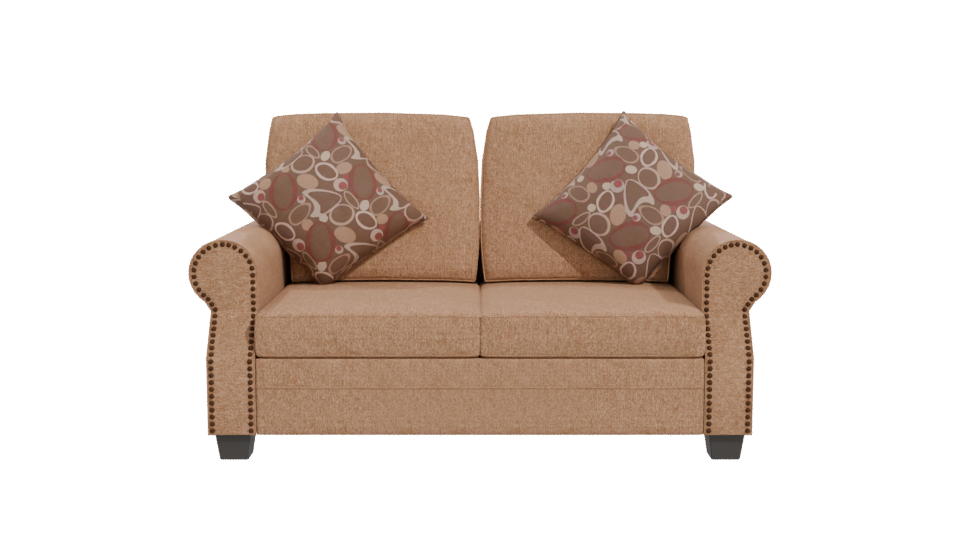 Stylish Sofa with Cushions - Professional 3D Model Render 11