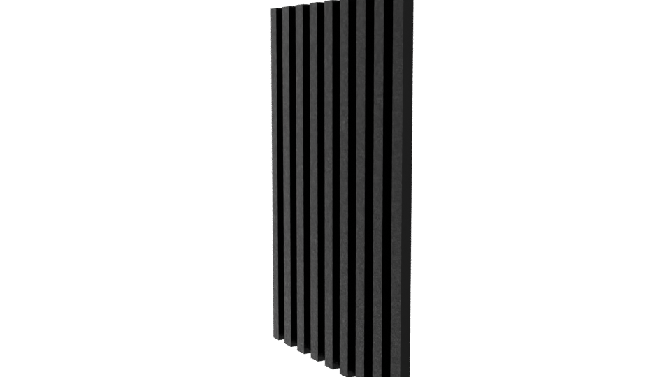 Stylized Vertical Panel 3D Model - Professional 3D Model Render 7