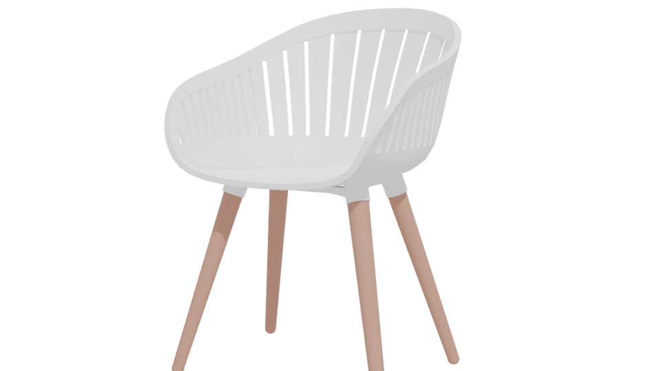Stylish Modern Chair 3D Model - Professional 3D Model Render 12