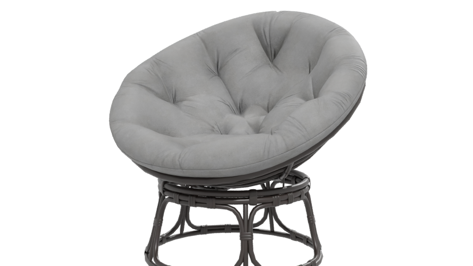 Stylish Fabric Lounge Chair Model - Professional 3D Model Render 12