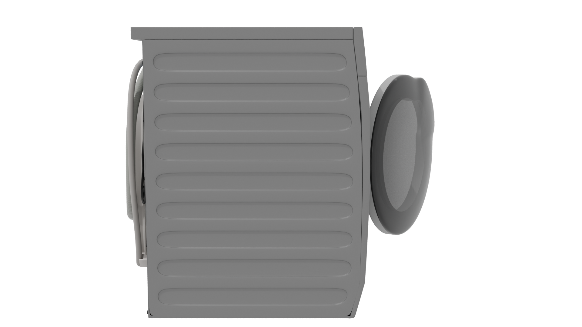 Sleek Front-Loading Washer Model - Professional 3D Model Render 8