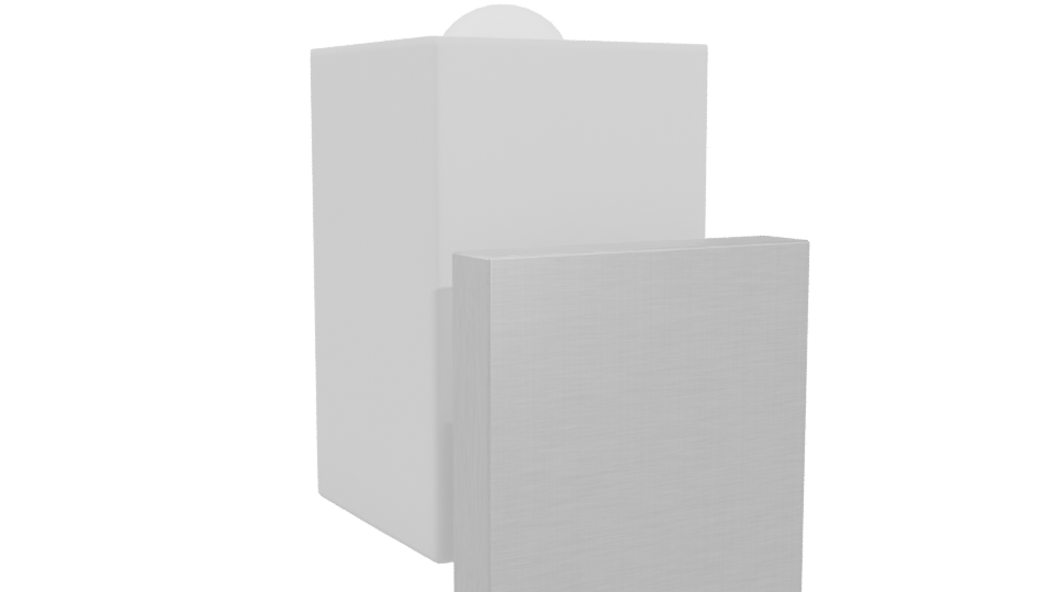 Minimalist White Paper Towel Dispenser 3D Model - Professional 3D Model Render 4