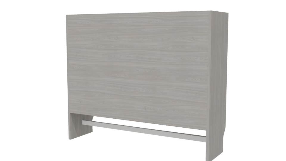 Modern Wooden Bookshelf 3D Model - Professional 3D Model Render 6