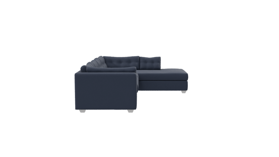 Stylish L-Shaped Sofa Model - Professional 3D Model Render 8
