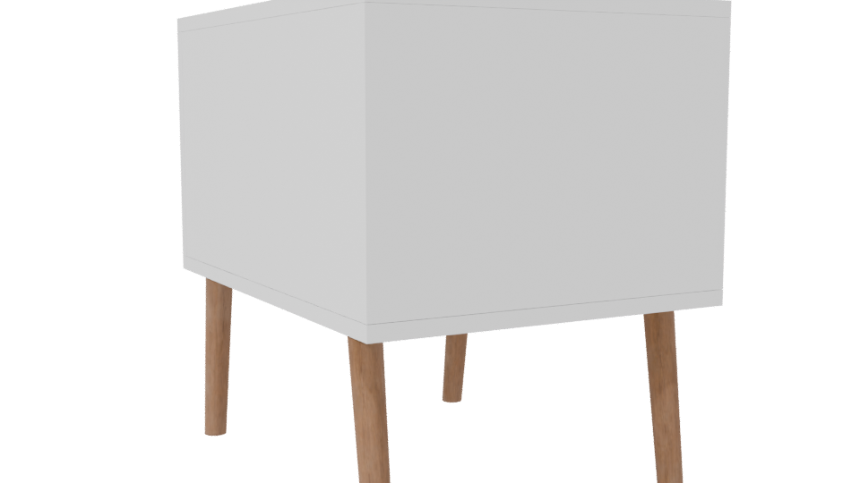 Minimalist Nightstand 3D Model - Professional 3D Model Render 7