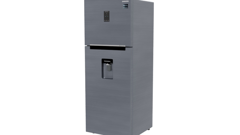 Sleek Stainless Steel Refrigerator 3D - Professional 3D Model Render 12