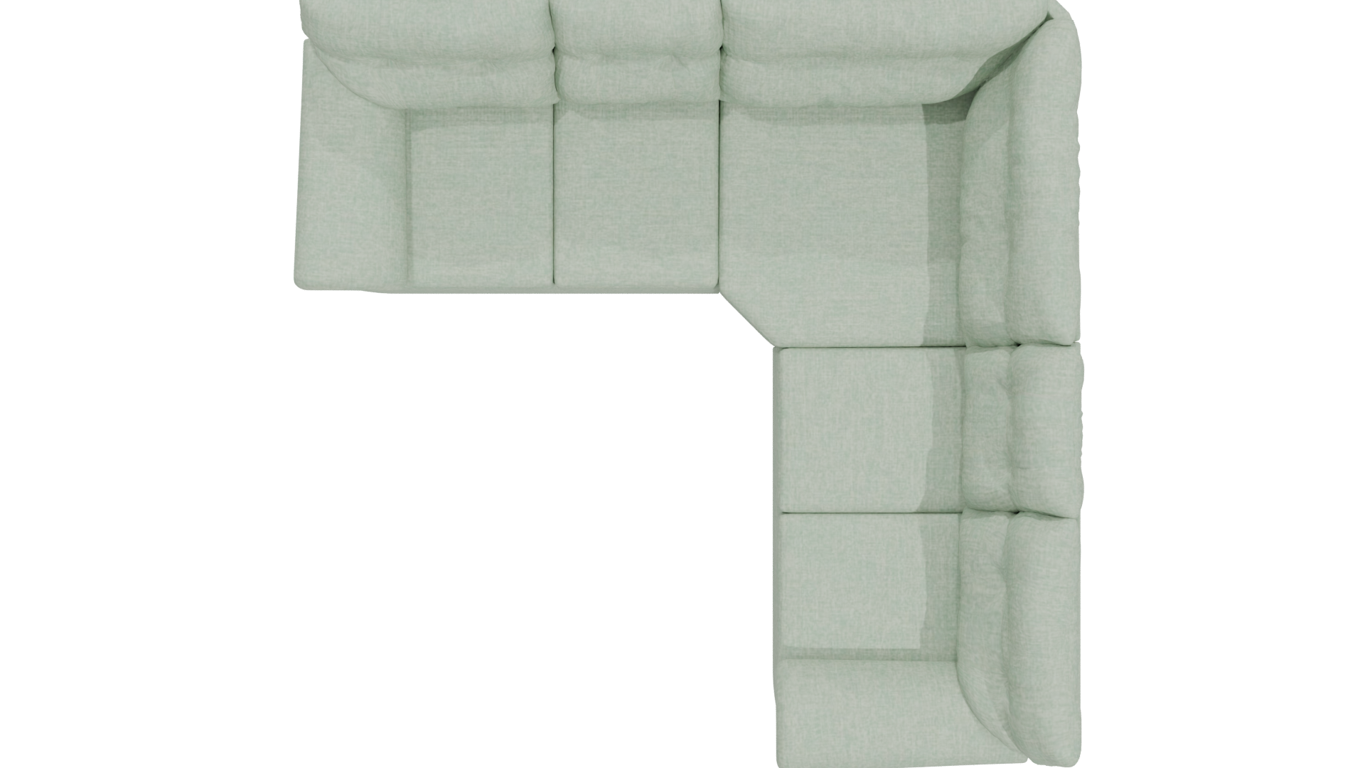 Stylish L-Shaped Sofa 3D Model - Professional 3D Model Render 12