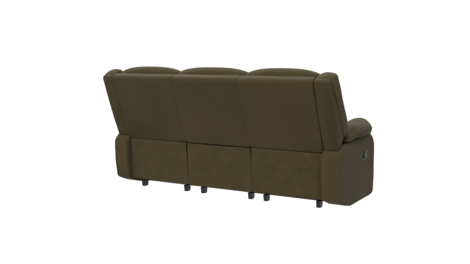 Stylish Reclining Sofa 3D Model - Professional 3D Model Render 6