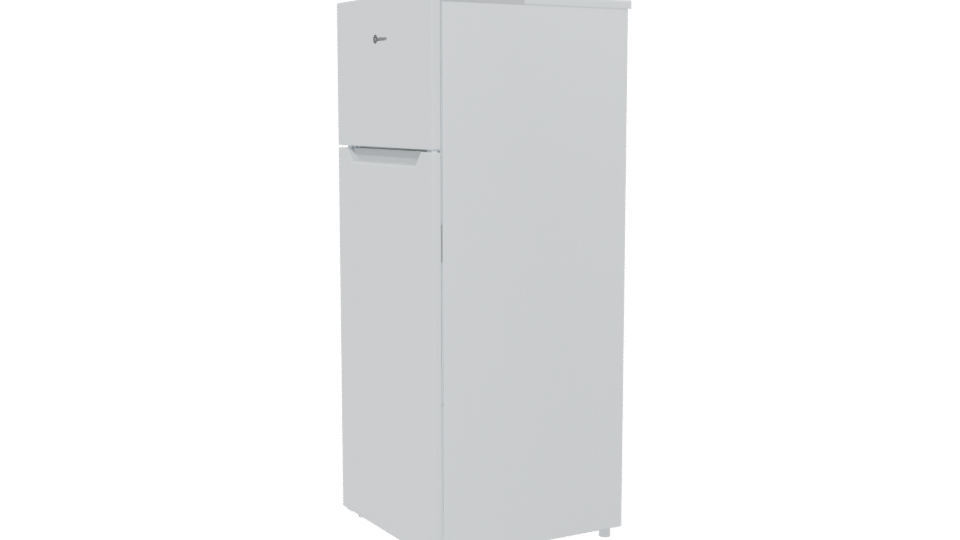 Sleek White Refrigerator 3D - Professional 3D Model Render 13