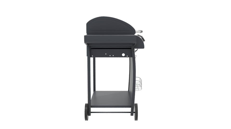 Sleek Modern Gas Grill 3D Model - Professional 3D Model Render 8