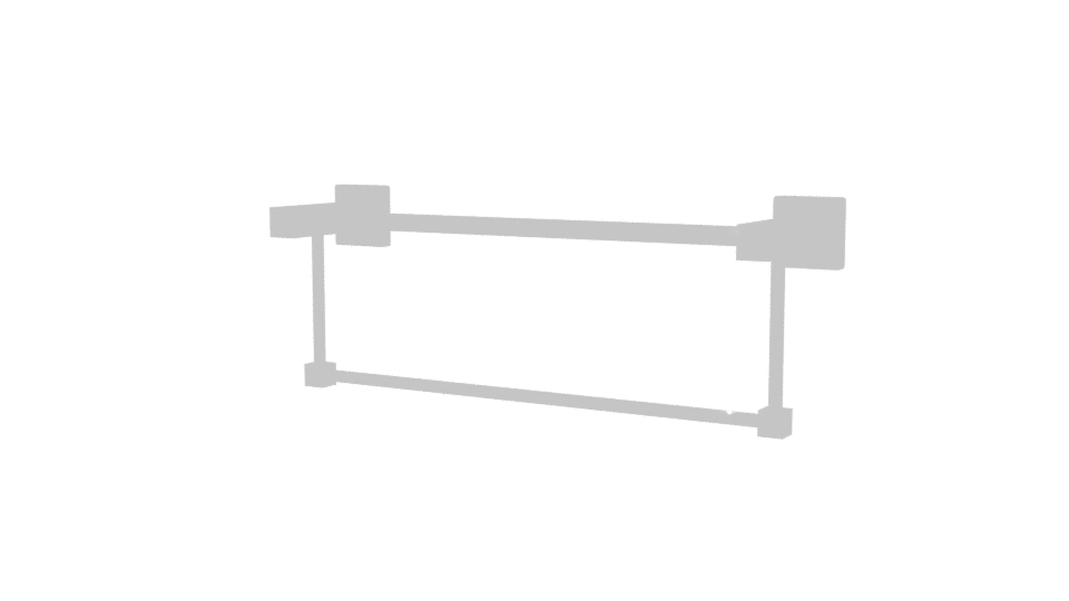 Modern Chrome Towel Rack 3D - Professional 3D Model Render 12
