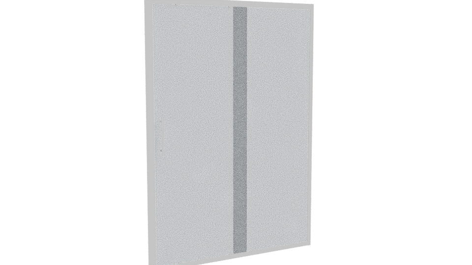 Sleek Glass Shower Door 3D Model - Professional 3D Model Render 10