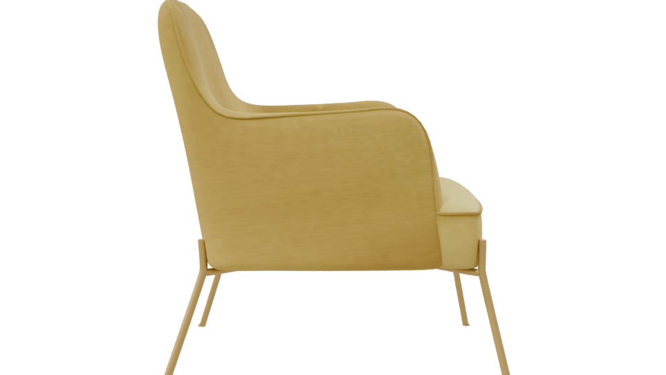 Stylish Minimalist Armchair Model - Professional 3D Model Render 8