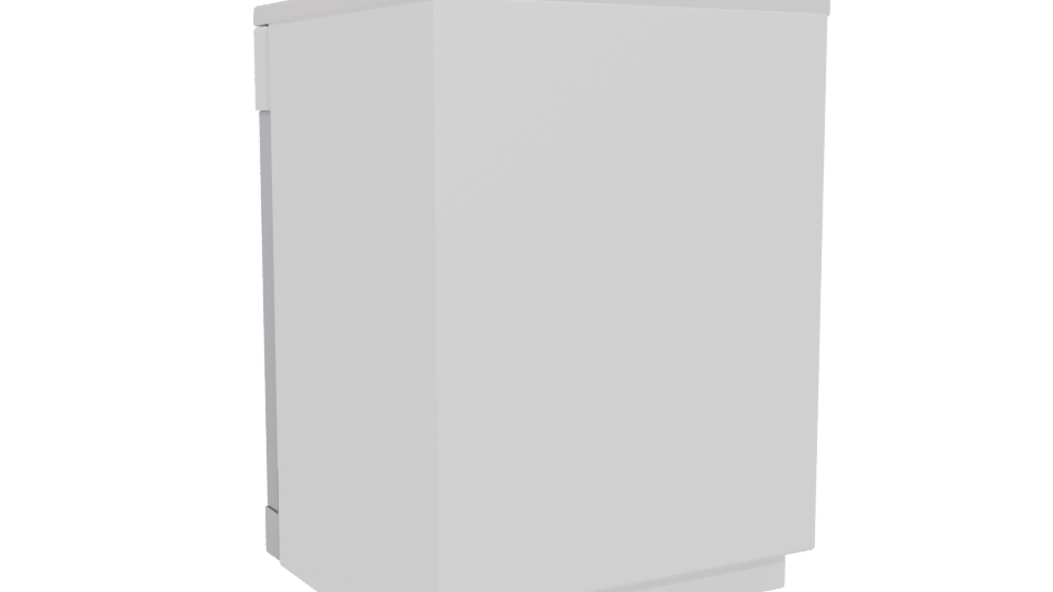 Sleek Modern Dishwasher 3D Model - Professional 3D Model Render 4