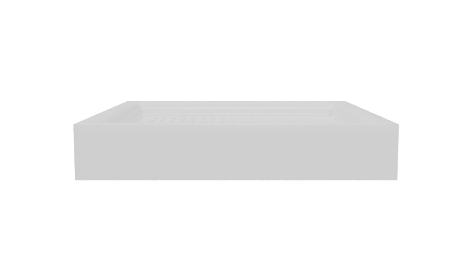 Stylish Square Shower Base 3D - Professional 3D Model Render 5