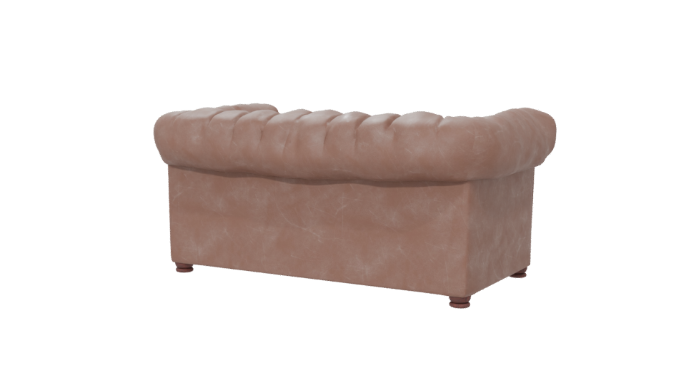 Elegant Vintage Sofa Model 3D - Professional 3D Model Render 6