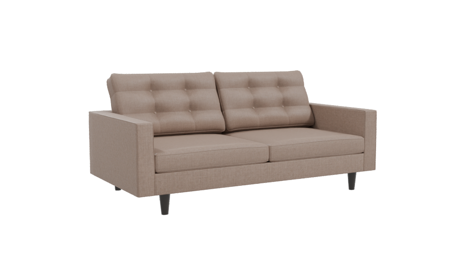 Stylish Upholstered Sofa Model - Professional 3D Model Render 10