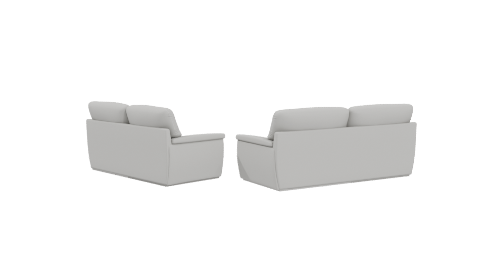 Stylish Modern Sofa Set 3D - Professional 3D Model Render 4