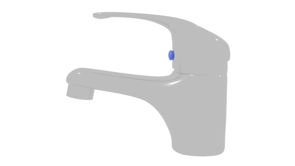 Sleek Modern Faucet Design 3D - Professional 3D Model Render 2