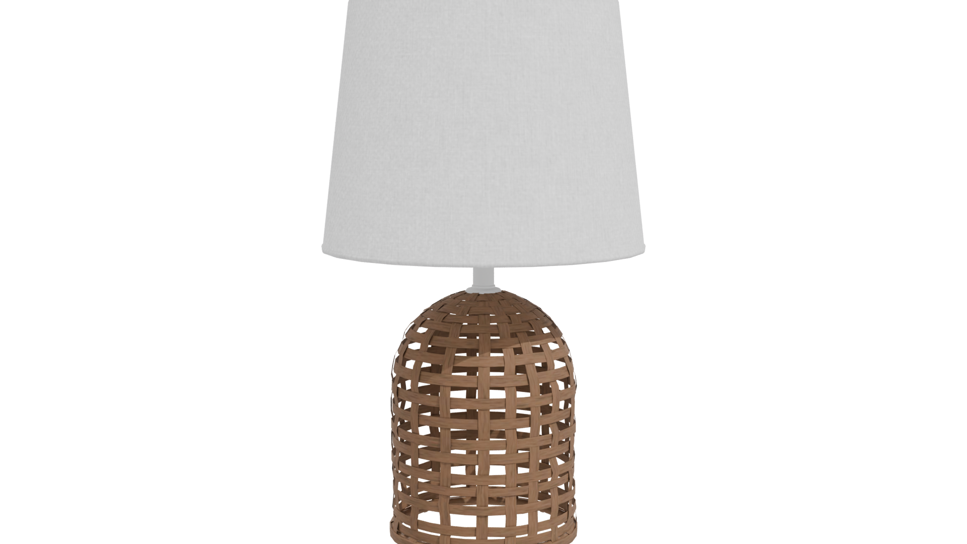 Stylish Wicker Table Lamp 3D - Professional 3D Model Render 11