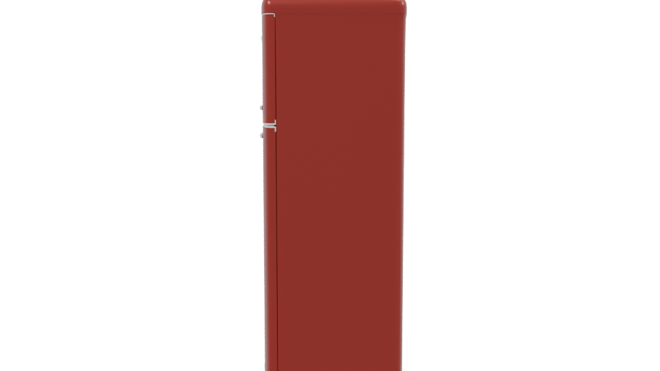 Retro Refrigerator 3D Model - Professional 3D Model Render 2