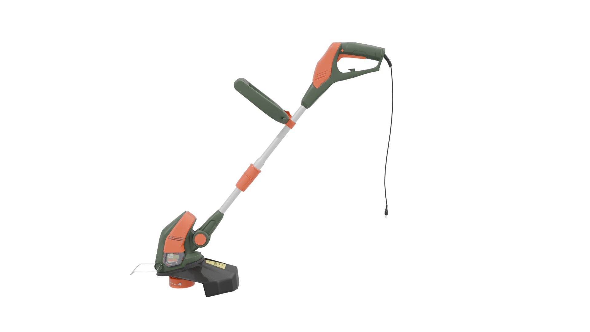 Electric String Trimmer Model 3D - Professional 3D Model Render 2