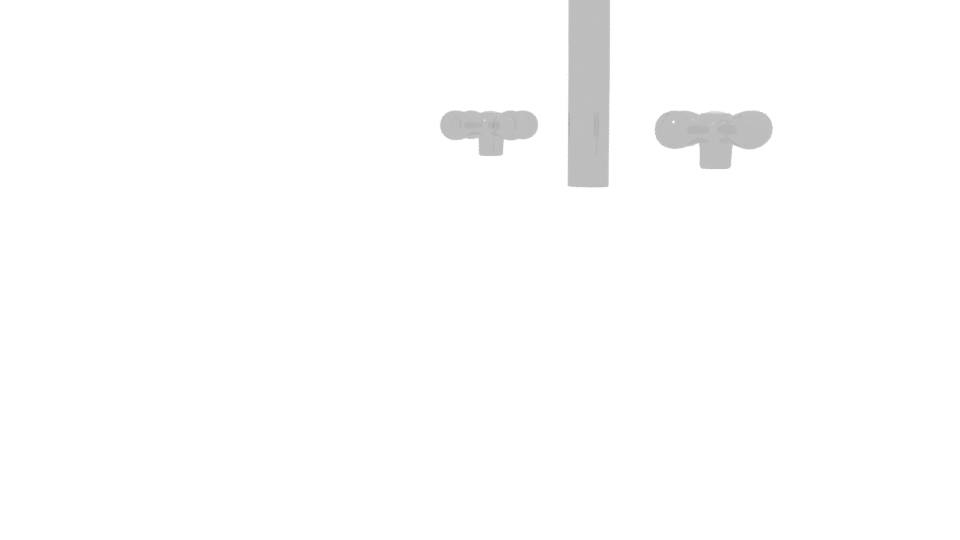 Stylish Metal Kitchen Faucet 3D Model - Professional 3D Model Render 13