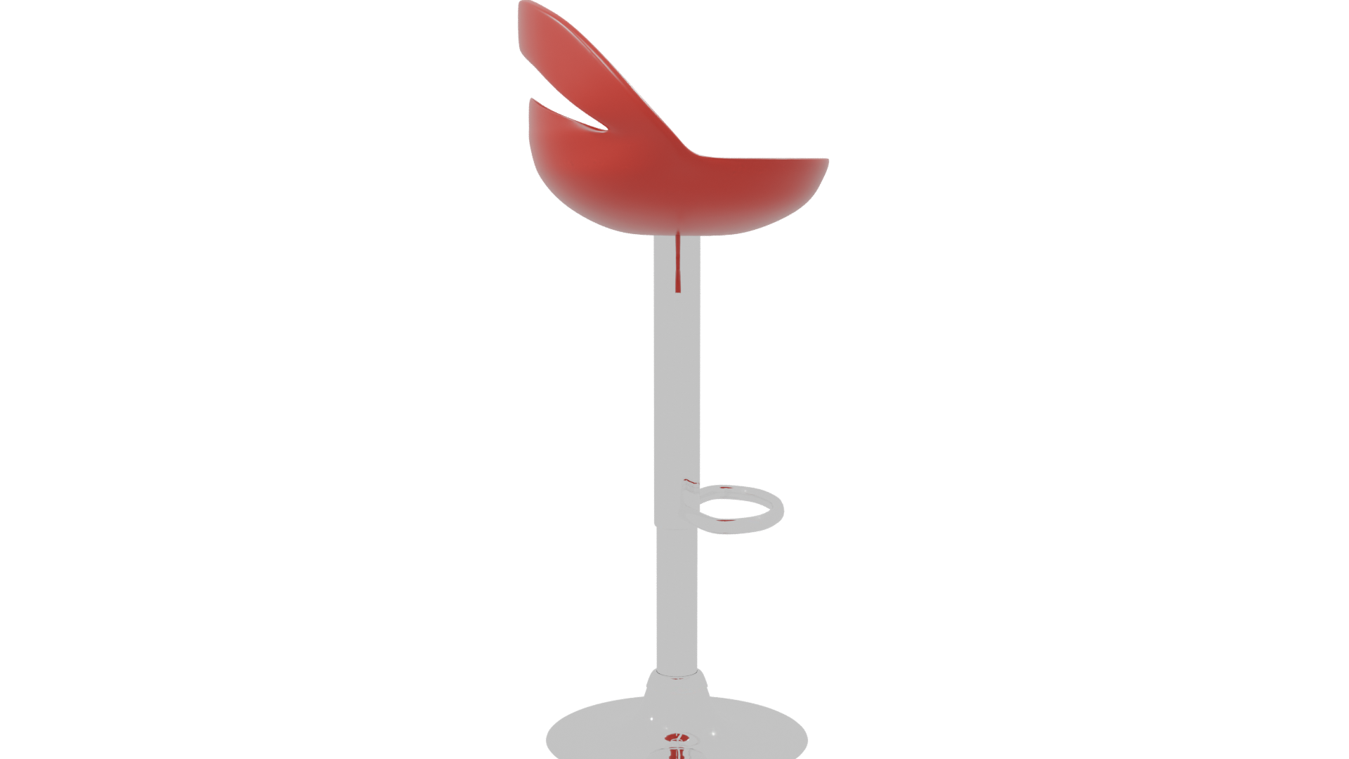 Contemporary Adjustable Bar Stool 3D - Professional 3D Model Render 8